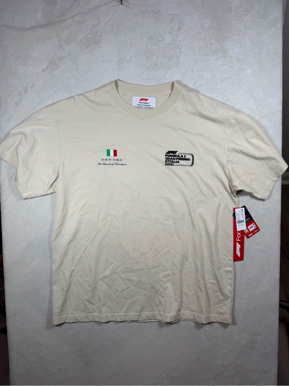 NWT XL Formula 1 x PacSun Monza Italy Short Sleeve Structured Shirt